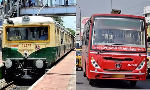 மின்சார ரெயில்கள் ரத்து: தாம்பரத்தில் இருந்து செங்கல்பட்டிற்கு சிறப்பு பஸ்கள்