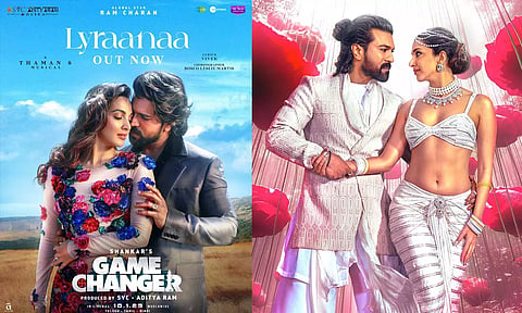 கேம் சேஞ்சர் படத்தின் 3வது சிங்கிளான 'லைரானா' பாடல் வெளியானது