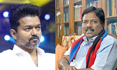 விஜய் தன்னம்பிக்கையோடு கட்சி ஆரம்பித்திருந்தால் இப்படி வலிந்து வலிந்து... ரவிக்குமார் எம்.பி. விமர்சனம்
