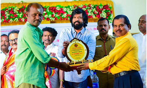சங்கரதாஸ் சுவாமிகள் குருபூஜையில் கலந்து கொண்ட நடிகர் சௌந்தரராஜா