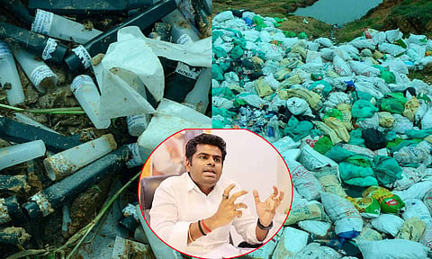 குப்பைகளை லாரிகளில் ஏற்றிச்சென்று கேரளாவில் கொட்டுவோம்- அண்ணாமலை