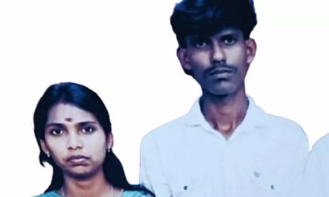 போலீஸ் நிலையத்தில் தஞ்சம் அடைந்த காதல் ஜோடி