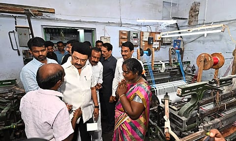 விசைத்தறி கூடத்தில் மின் கட்டணம் நடைமுறை பரிசீலனையில் உள்ளது- முதலமைச்சர் மு.க.ஸ்டாலின் தகவல்