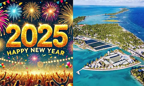 பிறந்தது 2025!.. முதலில் புத்தாண்டை கொண்டாடிய மக்கள்  - எங்கு தெரியுமா?