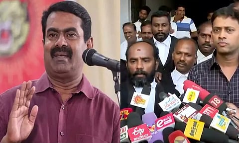 அடிப்படை 'டேஷ்' இல்லாமல் பேசும் சீமான் -  வருண்குமார் IPS தரப்பு வழக்கறிஞர் விமர்சனம்
