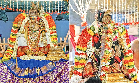 ஸ்ரீரங்கம் ரங்கநாதர் கோவிலில் இன்று நம்பெருமாள் மோகினி அலங்கார காட்சி