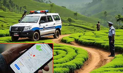 திருடனை பிடிக்க 'கூகுள் மேப்' மூலம் சென்ற போலீசாருக்கு தர்மஅடி