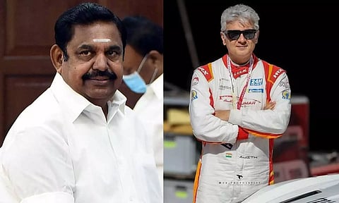 அஜித் குமாருக்கு வாழ்த்து தெரிவித்த எடப்பாடி பழனிசாமி