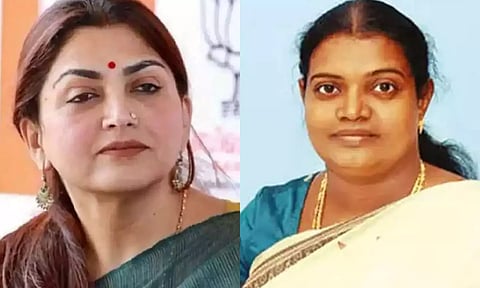 நீதி இல்லாத ஆட்சியில் சிலம்புக்கு ஏது மரியாதை? அமைச்சர் கீதா ஜீவனுக்கு நடிகை குஷ்பு பதிலடி