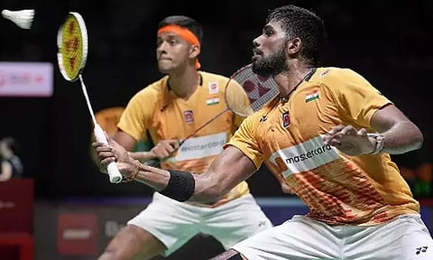 இந்திய ஓபன் பேட்மிண்டன்: காலிறுதிக்கு முன்னேறிய சாத்விக்-சிராக் ஜோடி