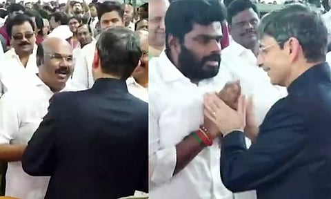 ஆளுநரின் தேநீர் விருந்து நிகழ்ச்சி: பாஜக, அதிமுக, தேமுதிக பங்கேற்பு