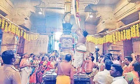 தைப்பூச திருவிழா: சமயபுரத்தில் இன்று கொடியேற்றத்துடன் தொடங்கியது