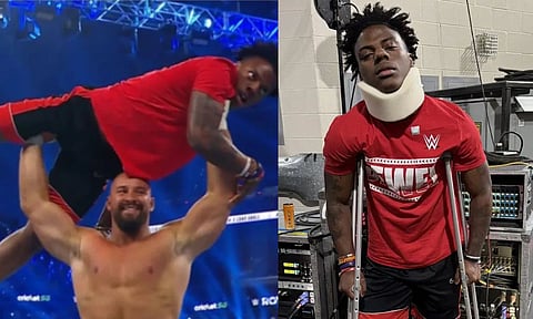 எனக்குன்னே வருவீங்களாடா..  WWE ரிங்கில் பிரபல யூடியூபரை பந்தாடிய வீரர் - வீடியோ வைரல்