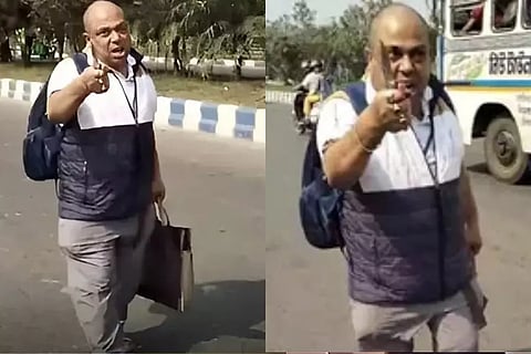 லீவு கிடைக்காததால் சக ஊழியர்களை கத்தியால் குத்திய நபர்.. சாலையில் ரத்தம் சொட்ட நடந்து சென்ற வீடியோ