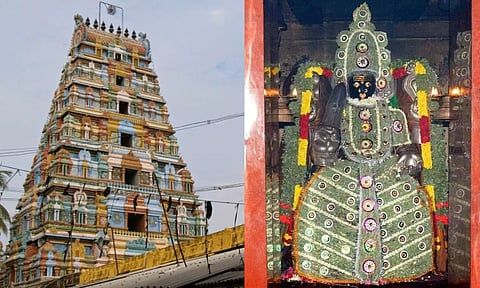 21 ஆண்டுகளுக்கு பிறகு நாளை புன்னைநல்லூர் மாரியம்மன்  கோவில் கும்பாபிஷேகம்