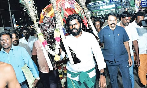 மக்களுக்கு ``அல்வா'' கொடுக்கும் தி.மு.க.- அண்ணாமலை