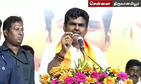 அறிவாலயத்தின் ஒவ்வொரு செங்கலையும் விட மாட்டேன்: பா.ஜ.க. தலைவர் அண்ணாமலை