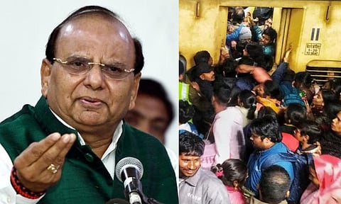 ரெயில் நிலைய உயிரிழப்புகள்.. இரங்கல் செய்தியில் 'கூட்டநெரிசல்' என்ற வார்த்தையை நீக்கிய டெல்லி ஆளுநர்