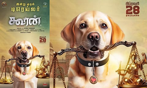 கூரன் படத்தின்  டிரெய்லர் இன்று வெளியாகிறது