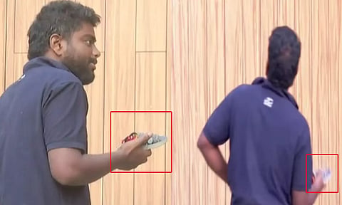த.வெ.க. தலைவர் விஜய் வீட்டில் செருப்புடன் சேர்த்து மர்ம பொருள் வீசிய நபர் - பரபரப்பு