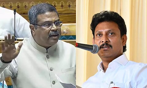 தேசிய கல்விக்கொள்கை: தர்மேந்திர பிரதானுக்கு  அன்பில் மகேஷ் பதில்