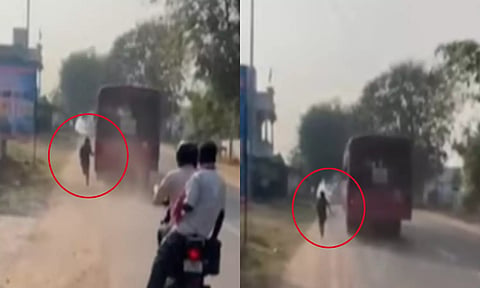 நிற்காமல் சென்ற பஸ்... பின்னால் ஓடிய மாணவி... அரசு பஸ் ஓட்டுநர் - நடத்துநர்  சஸ்பெண்ட்