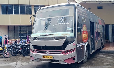 கொடைக்கானலுக்கு இயக்கப்படும் புதிய குளிர்சாதன அரசு பஸ்