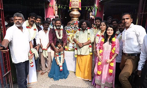 ரா.ராஜ்மோகன்  இயக்கத்தில், யோகிபாபு நடிக்கும் புதிய படம் பூஜையுடன் துவங்கியது