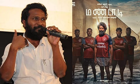 `சூரி எவ்வளவு அடிச்சாலும் தாங்குவாரு' -  வெற்றிமாறன் நகைச்சுவை பேச்சு