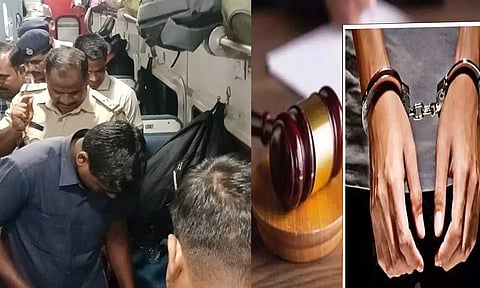 கர்நாடகாவில் ஓடும் ரெயிலுக்கு வெடிகுண்டு மிரட்டல் விடுத்த வாலிபர் கைது