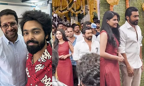 சூர்யா - மமிதா பைஜு காம்போ - சூர்யா 46 பட பூஜை விழா தொடக்கம்