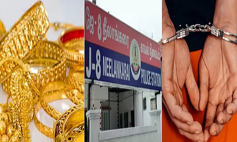 கொட்டிவாக்கத்தில் 60 சவரன் நகை கொள்ளையடிக்கப்பட்ட விவகாரம் - லக்னோவில் மாயமான தம்பதி கைது