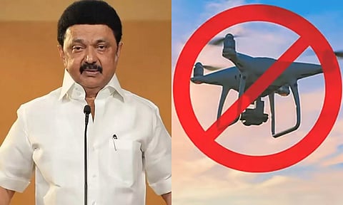 முதலமைச்சர் வருகை - மதுரையில் 2 நாட்கள் ட்ரோன்கள் பறக்க தடை
