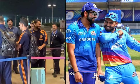வீடியோ: ரோகித் சர்மா எங்கே? சிரித்தபடி ரிஷப் பண்ட் கொடுத்த பதில் வைரல்