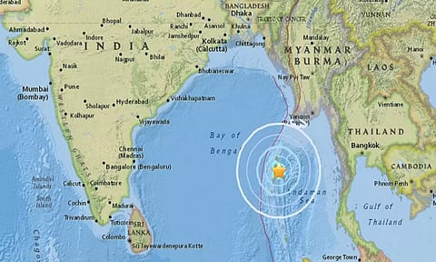 அந்தமானில் நிலநடுக்கம் - ரிக்டர் அளவில் 4.2 ஆக பதிவு