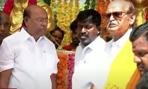 ஆட்சி அதிகாரத்தில் பங்கு என அன்புமணி பேசியது அவருடைய தனிப்பட்ட கருத்து - ராமதாஸ்