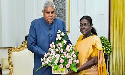 ஜெகதீப் தன்கரின் ராஜினாமாவை ஏற்றார் குடியரசுத் தலைவர் திரவுபதி முர்மு