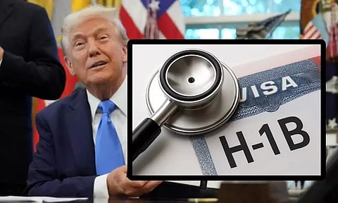 H-1B  விசா கட்டண உயர்வில் டாக்டர்களுக்கு விலக்கு அளிக்க அமெரிக்கா பரிசீலனை