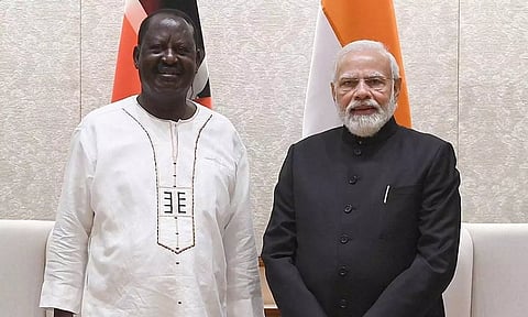 இந்தியாவில் கென்ய நாட்டின் முன்னாள் பிரதமர் மாரடைப்பால் காலமானார் - பிரதமர் மோடி இரங்கல்