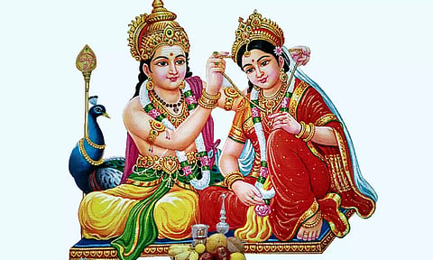 முருகன்-தெய்வானை திருக்கல்யாணம்