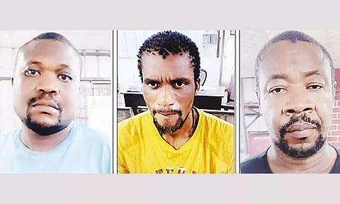 கைதான நைஜீரியர்கள்&nbsp;