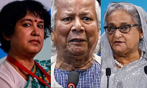 ஷேக் ஹசீனா குற்றவாளி என்றால் முகமது யூனுஸ் யார்? -  கேலிக்கூத்து என வங்கதேச எழுத்தாளர் தஸ்லீமா காட்டம்