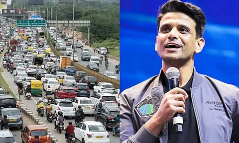 விண்வெளியில் இருந்து வருவதை விட பெங்களூரு போக்குவரத்தில் வருவது கடினம் - சுபான்ஷு சுக்லா கலகல