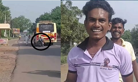 VIDEO: வாகன ஓட்டிகளை விபத்தில் சிக்க வைத்து ரீல்ஸ் எடுத்த 2 இளைஞர்கள் கைது