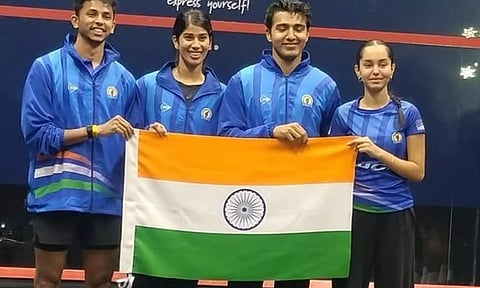 ஸ்குவாஷ் உலகக்கோப்பை- முதல்முறையாக சாம்பியன் பட்டம் வென்று இந்தியா சாதனை