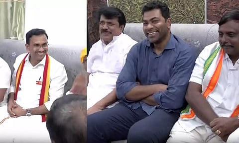 ஒரே மேடையில் த.வெ.க., காங்கிரஸ் நிர்வாகிகள்... தமிழக அரசியலில் பரபரப்பு
