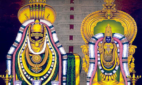 திருவூடல் திருவிழா - கிரிவலம் வரும் அண்ணாமலையார்