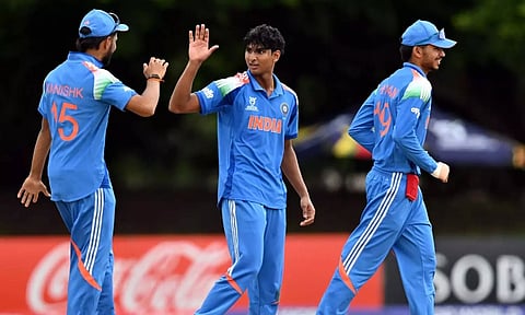 U19 உலகக் கோப்பை: நியூசிலாந்தை வீழ்த்தி சூப்பர் சிக்ஸ் சுற்றுக்கு முன்னேறியது இந்தியா