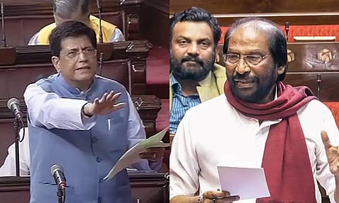 மத்திய அமைச்சர் பியூஷ் கோயலுக்கு எதிராக உரிமை மீறல் நோட்டீஸ் தாக்கல் செய்த  திருச்சி சிவா