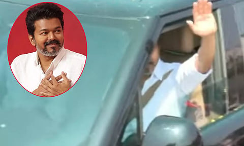 சேலத்தில் த.வெ.க. தலைவர் விஜய்க்கு உற்சாக வரவேற்பு அளித்த தொண்டர்கள்